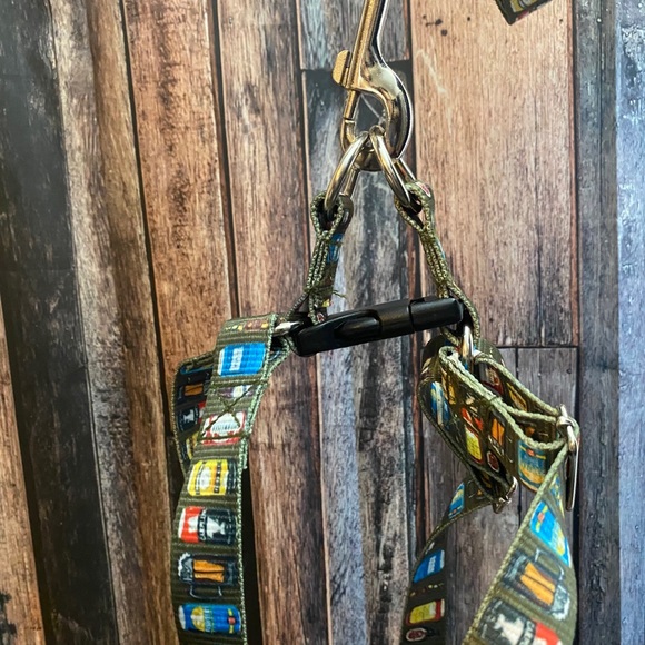 DOG HARNESS & MATCHING LEASH 🍻Beer pattern 🍻 - Picture 6 of 9